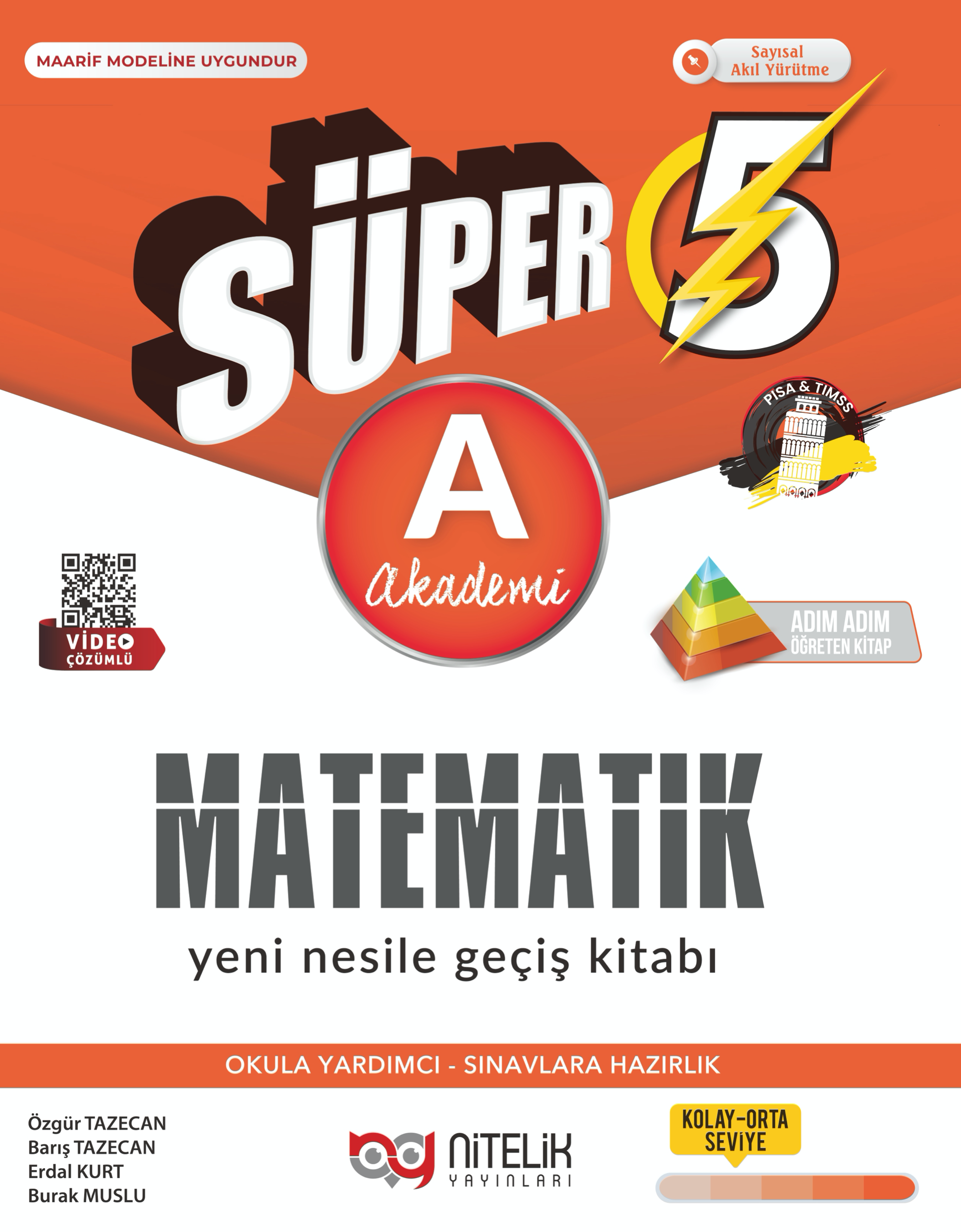 SÜPER 5 MATEMATİK  BECERİ TEMELLİ SORU KİTABI (A)